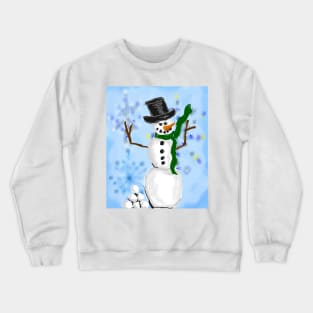 Snowball Fight! Crewneck Sweatshirt